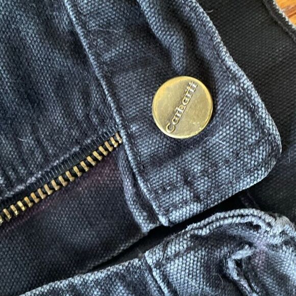 Carhartt straight wide leg utility distressed paint smear denim jeans size 30 - Picture 5 of 15